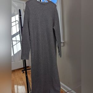 MNG Oversized Comfy Gray Long Sleeve Sweater dress